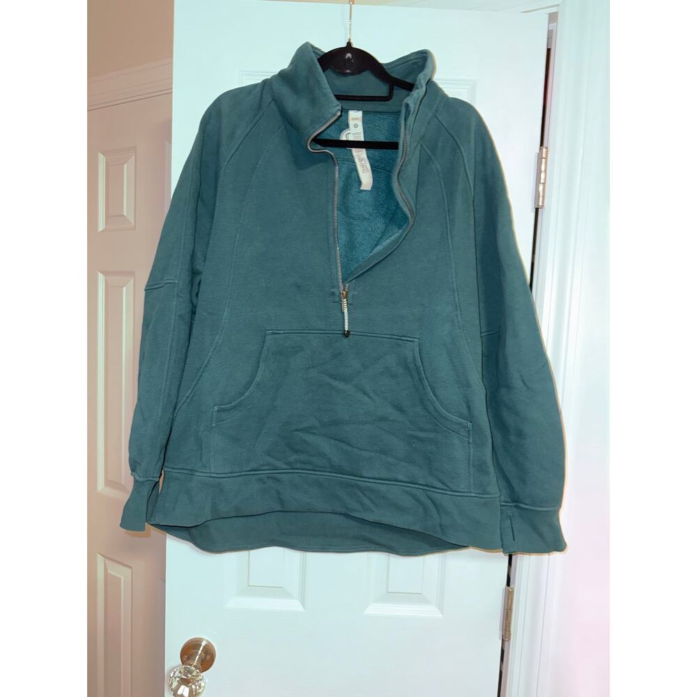Lululemon green quarter zip sweater size xl/xxl - Picture 3 of 4
